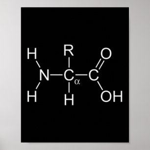 Protein Molecule - Gym And Chemistry Bodybuilding Poster