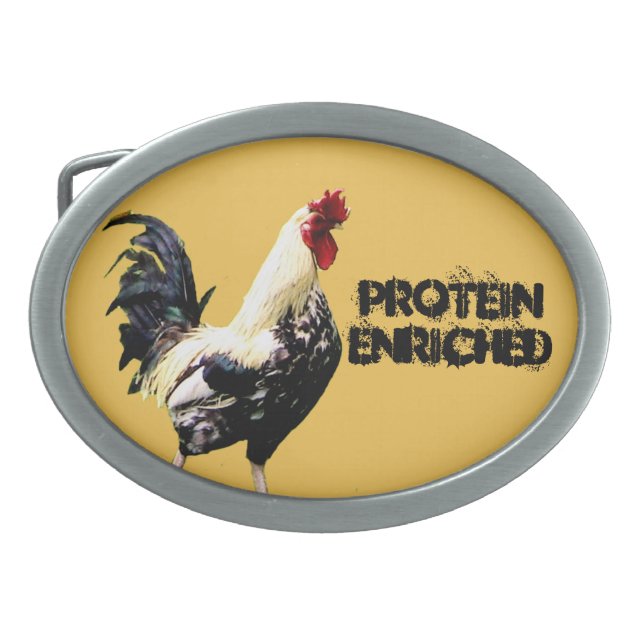 Protein Oval Belt Buckle (Front)