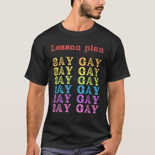 Protest Florida Dont Say Gay Bill Lgbtq Pride T_Shirt
