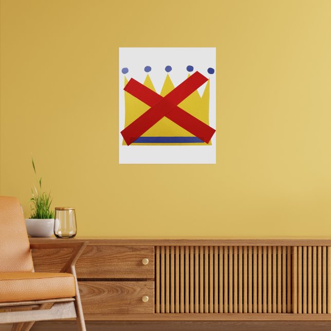 Protest No Kings Poster (Living Room 2)