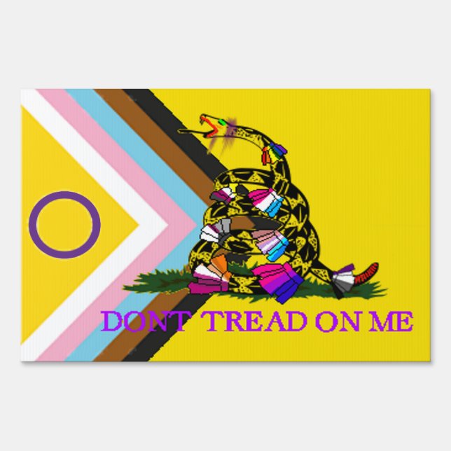 Protest Pride Yardsign Sign (Front)