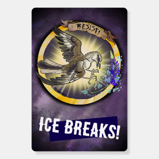 Protest Resist State Bird Texas Mockingbird Foam Board