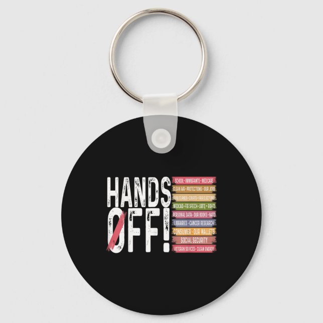Protest Social Security And Medicare Protest  Keychain (Front)