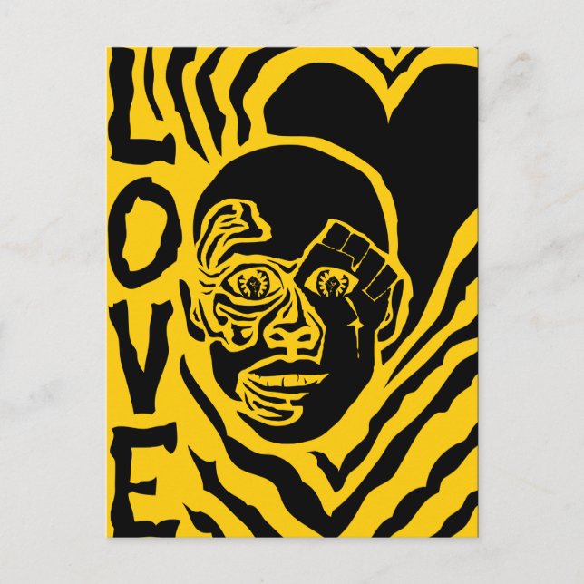 protest with love postcard (Front)