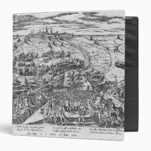 Protestants meeting in the open around Antwerp 3 Ring Binder