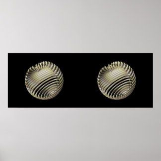 Protoballs Stereogram Poster