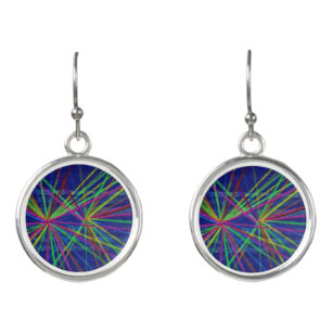Proton Collisions Earrings