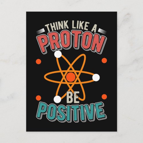 Proton Science Humor Physicist Nerd Postcard