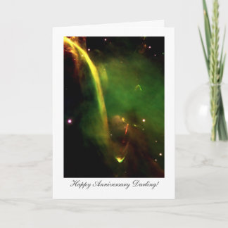 Protostar Herbig-Haro 34 Happy Anniversay Darling Card