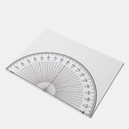 Protractor Doormat Zazzle