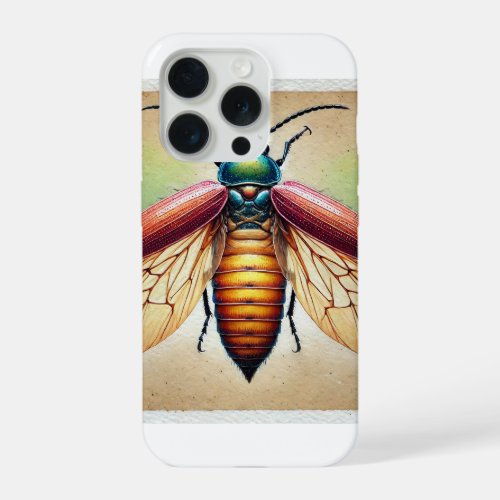 Proturan Insect 240624IREF119 _ Watercolor iPhone 15 Pro Case