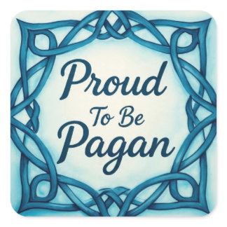 Proud2BePagan Square Sticker