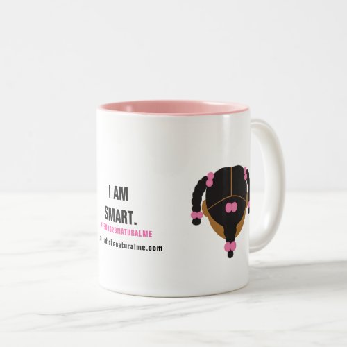 Proud2BNaturalMe Affirmation Two_Tone Coffee Mug