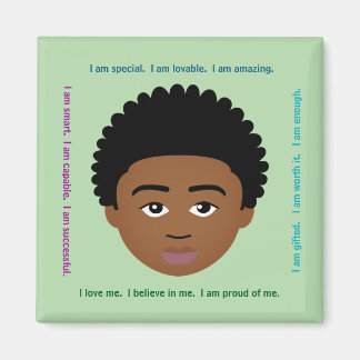 #Proud2BNaturalMe #Affirmations Locker Magnet