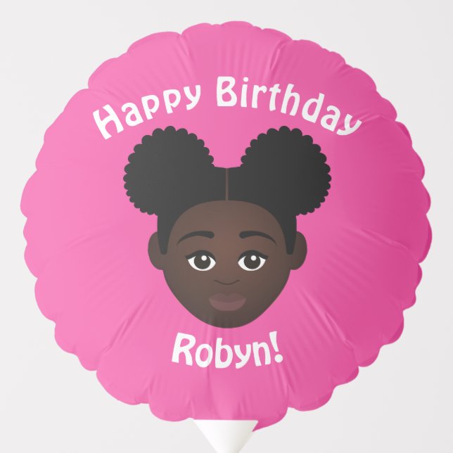#Proud2BNaturalMe Choose-My-Complexion Birthday Balloon (Front)