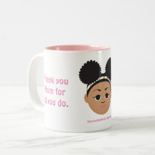 #Proud2BNaturalMe Gifts for #Mom Two-Tone Coffee Mug