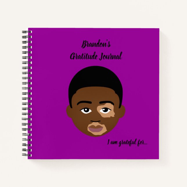 #Proud2BNaturalMe Personalized Gratitude Journals (Front)