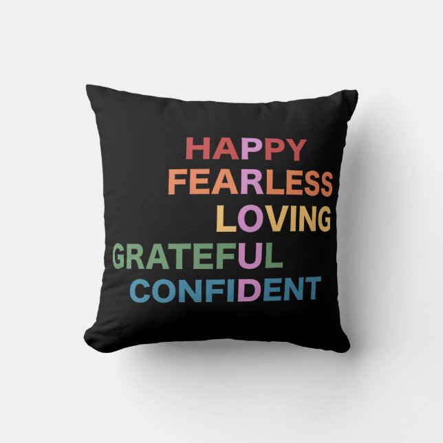 PROUD 16 x 16 Throw Pillow (Front)