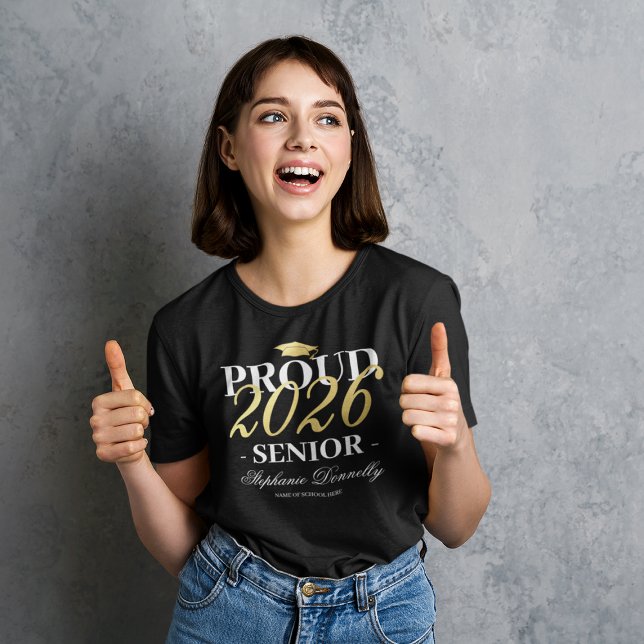 Proud 2026 Senior Graduate T-Shirt (Creator Uploaded)