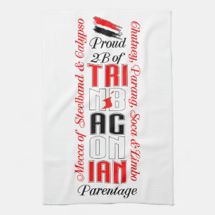 Proud 2B of Trinbagonian Parentage Kitchen Towel