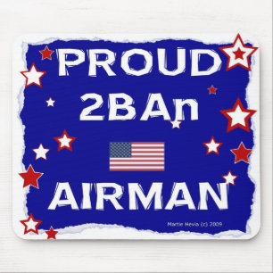 Proud 2BAn Airman - In Honor - Mousepad