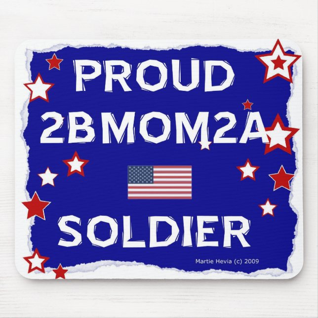 Proud 2BMOM2A Soldier - Mousepad (Front)