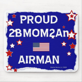 Proud 2BMOM2An Airman - Mousepad