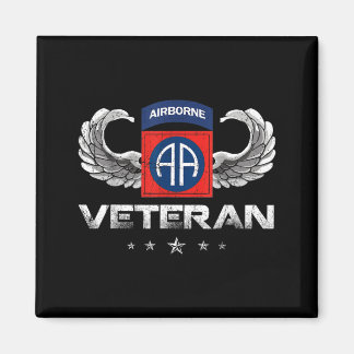 Proud 82nd Airborne Division Paratrooper Veteran Magnet