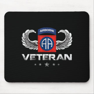Proud 82nd Airborne Division Paratrooper Veteran Mouse Pad