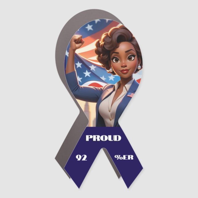 Proud 92%er Car Magnet (Front)