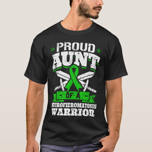 Proud A Of A Neurofibromatosis Warrior retro T-Shirt (Front)