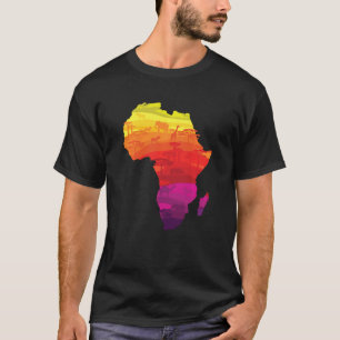Proud Africa African Country Elephant Big Five Lov T-Shirt