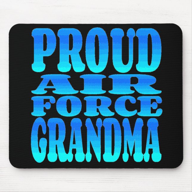Proud Air Force Grandma Mouse Pad (Front)