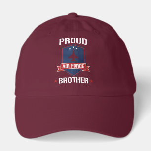 Proud Air Force Military Brother Crest Emblem Hat