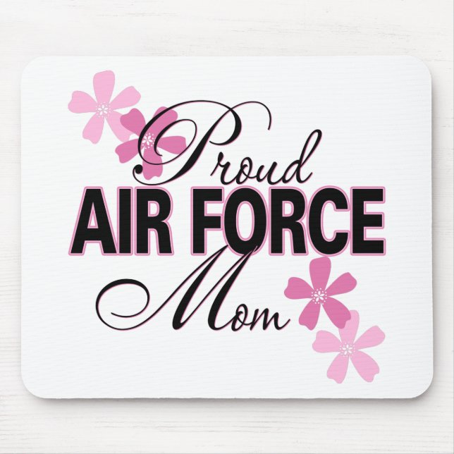 Proud Air Force Mom Mouse Pad (Front)