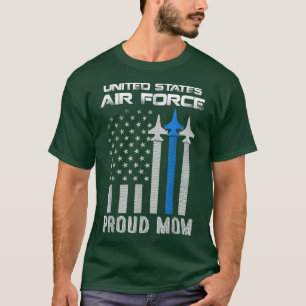 Proud Air Force Mom Veteran Day US Air Force Proud T-Shirt