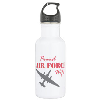 Proud Air Force Wife U-2 Water Bottle