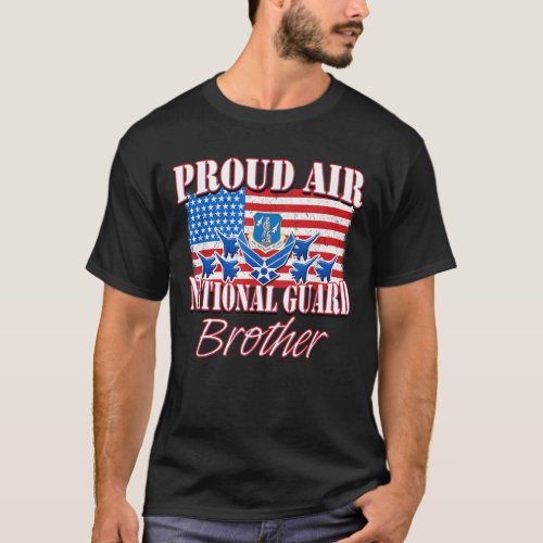 Proud Air National Guard Brother Shirt USA Air For