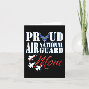 Proud Air National Guard Mom Shirt Air Force Mothe Card