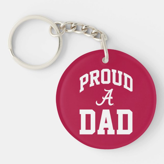 Proud Alabama Family - Dad Keychain (Front)