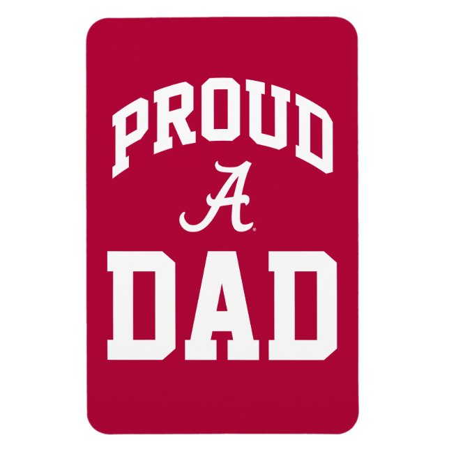 Proud Alabama Family - Dad Magnet (Vertical)