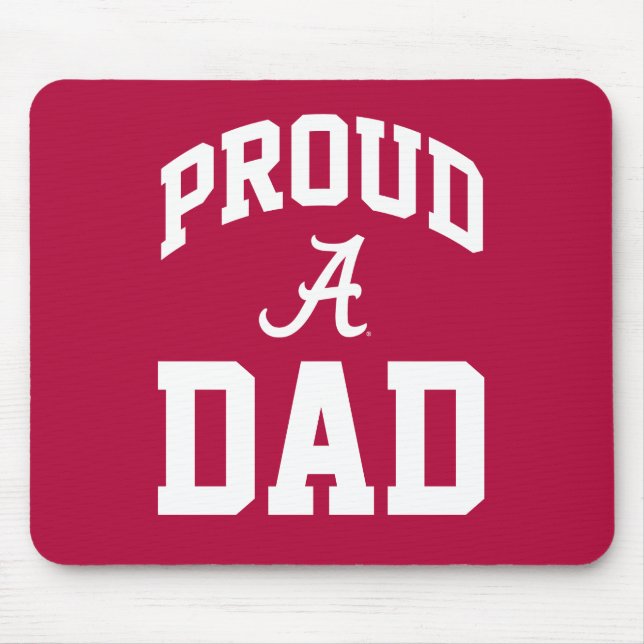 Proud Alabama Family - Dad Mouse Pad (Front)