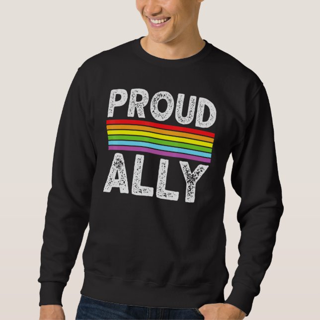 Proud Ally 2 Sweatshirt (Front)
