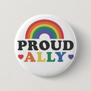 Proud Ally Pride Button