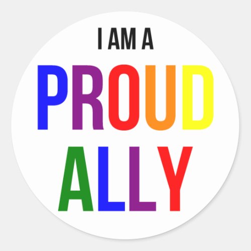 Proud Ally Sticker