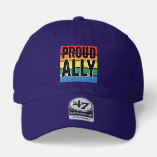Proud Ally Vintage Pride Support Shirt Design_1 47 Brand Hat