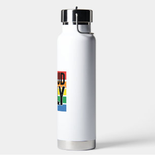 Proud Ally Vintage Pride Support Shirt Design_1 Water Bottle