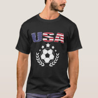 Proud America Soccer Fans Jersey - Usa Flag Footll