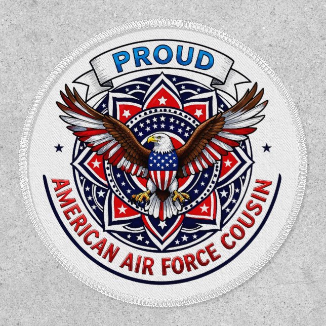 Proud American Air Force Cousin Patch (Front)