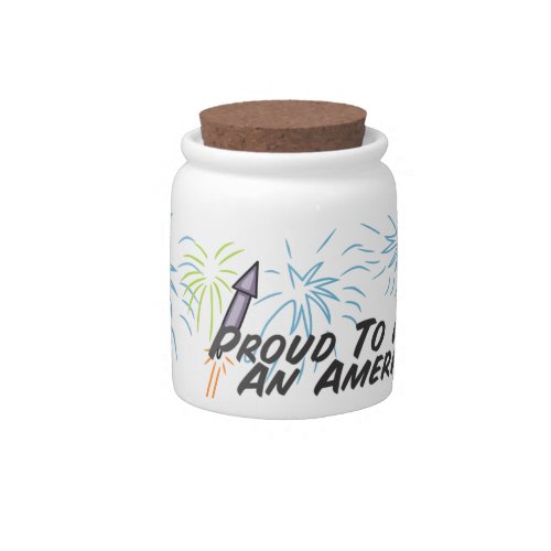 Proud American _ Candy Jar